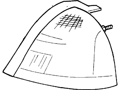Mercury 6W3Z-13404-AA Lamp Assy - Rear, Stop And Flasher