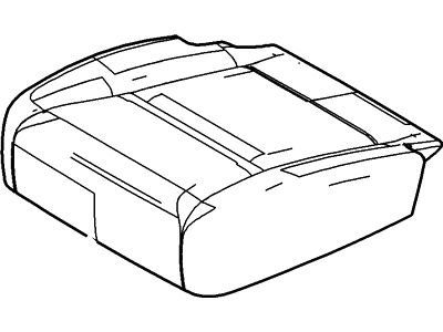 Mercury 6L2Z-7863804-PAB Cover Assy - Rear Seat Cushion