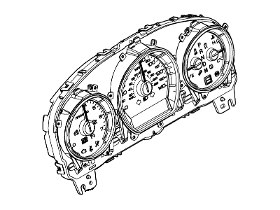 Lincoln BA5Z-10849-CE Instrument Cluster