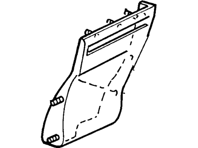 Ford F1ZZ16A162B Extension Assembly - Front Fender Lower