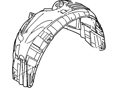 Ford AG1Z-16103-A Guard - Front Splash, Driver Side