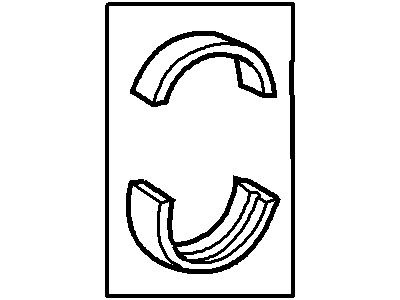 Mercury Crankshaft Thrust Washer Set - AL8Z-6D309-F