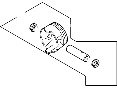 Mercury Piston - 3W4Z-6108-B