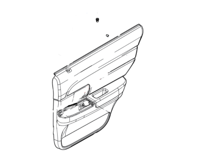 Ford 9W7Z-5427406-DC Panel Assy - Door Trim