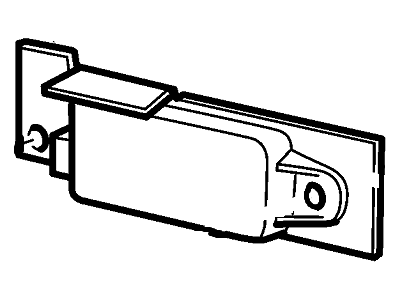 1999 Lincoln Town Car Air Bag Sensor - YW1Z-14B345-AB