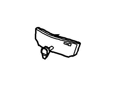 Ford YL8Z-17700-AA Mirror Assembly - Rear View - Inner