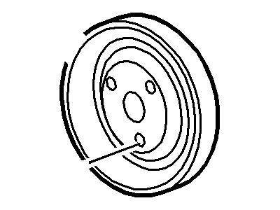 Mercury F77Z-3A733-AA Pulley