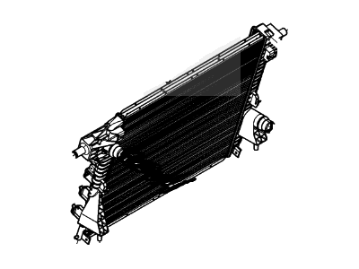 Ford 7C3Z-8005-D Radiator Assy