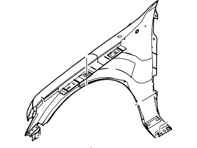 Ford 9L3Z-16006-B Fender Assy - Front