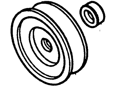 Mercury Alternator Pulley - E6SZ-10344-B