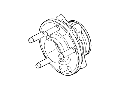 Lincoln DE9Z-1104-C Hub Assy - Wheel