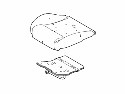 Ford AR3Z-63632A22-B Cover And Pad - Front Seat Back
