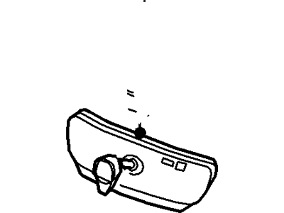 Ford F5SZ-17700-AA Mirror Assy - Rear View - Inner