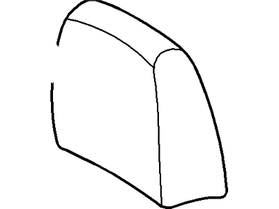 Ford CA8Z-74501A04-FB Cover Assy - Rear Seat Headrest