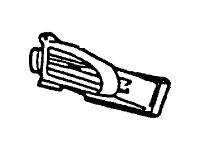 Ford F8DZ-19893-CAA Louvre Assembly - Vent Air, Passenger Side