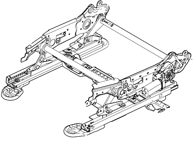 Ford DV6Z-5861705-B Track Assy - Seat