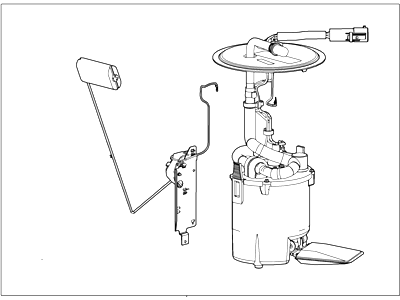Mercury 9L8Z-9H307-B Sender And Pump Assy
