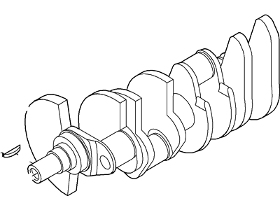 2004 Ford Freestar Crankshaft - 4F2Z-6303-AA