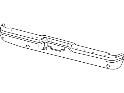 Ford 1C3Z-17906-BA Bumper Assy - Rear                 