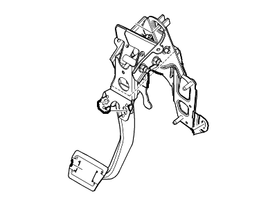 Ford AE8Z-2455-D Pedal Assy - Brake
