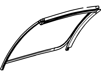 4G7Z-6320556-AA Ford Weatherstrip, Passenger Side Illustration 1 of 1