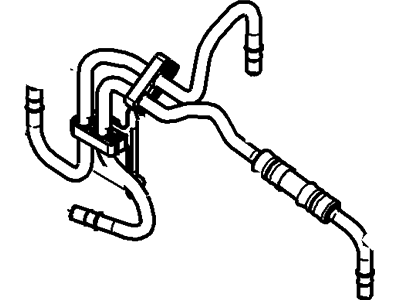 Mercury 9L8Z-7R081-A Hose And Bracket Assy