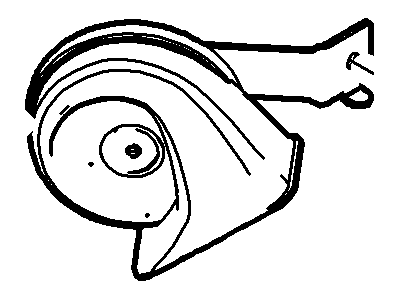 BE8Z-13832-A Ford Horn Assembly - Low Pitch Illustration 1 of 1