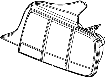 Ford 6R3Z-13404-AA Lamp Assy - Rear, Stop And Flasher