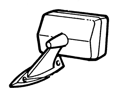 Ford Bronco II Car Mirror - E3TZ17682C