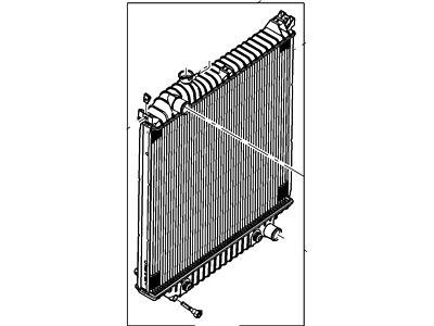 Mercury 6L2Z-8005-AA Radiator Assy