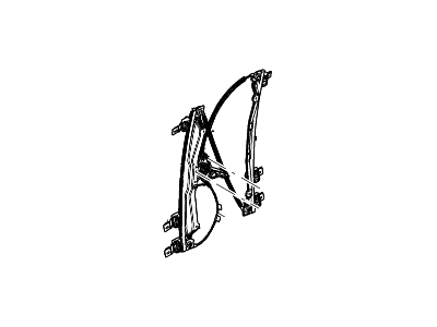 Ford AL2Z-7823201-A Regulator Assembly, Driver Side