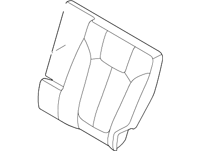 Ford CT4Z-7866600-BC Cover Assembly - Rear Seat Back, Passenger Side