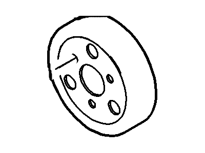 Lincoln 5M6Z-8509-AE Pulley - Water Pump