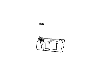 Ford 6L3Z-1804105-AA Visor Assy - Sun