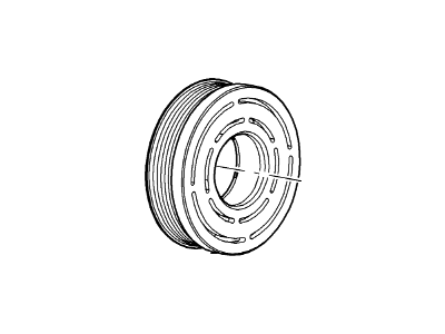 Mercury A/C Idler Pulley - 5C2Z-19D784-DA