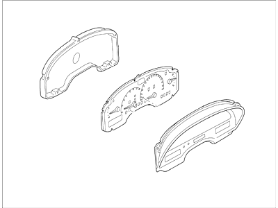 Lincoln 3W4Z-10849-CB Instrument Cluster