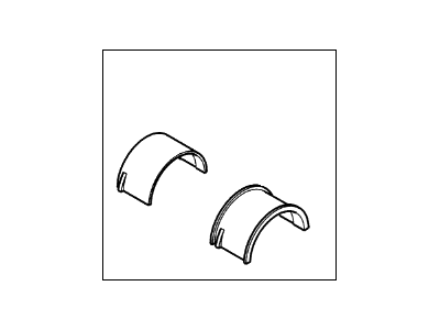 2004 Ford Focus Crankshaft Thrust Washer Set - 2S4Z-6D309-AA