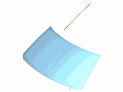 Ford JL1Z-7803100-A Glass - Windscreen