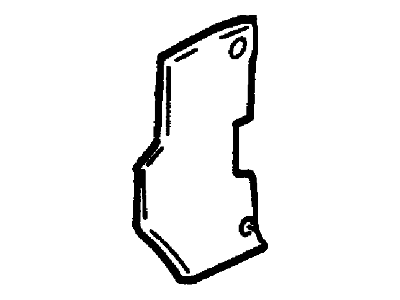 F2AZ54023A60A Ford Insulator - Cowl Panel Illustration 1 of 1