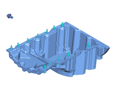 Ford BR3Z-6675-RB Pan Assembly - Engine Oil BR3Z-6675-RB Ford Pan Assembly - Engine Oil Illustration 1 of 1