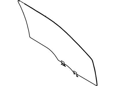Ford CC3Z-2521411-A Glass, Driver Side