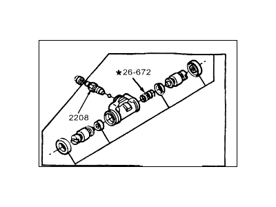 Ford Wheel Cylinder - F4BZ2261B