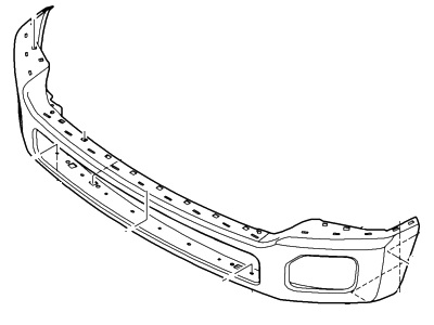 Ford BC3Z-17757-ECP Bumper Assy - Front