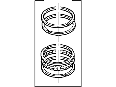 Mercury Piston Ring Set - 6L3Z-6148-B