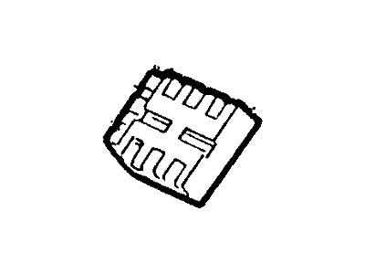Mercury Capri Air Bag Control Module - FODZ-14B056-A