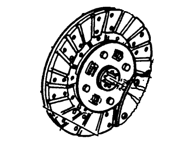 2003 Ford F-250 Super Duty Clutch Disc - 3C3Z-7563-AA