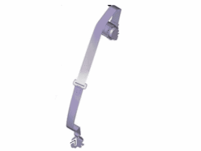 Ford DG9Z-54611B64-AM Seat Belt Assembly, Center