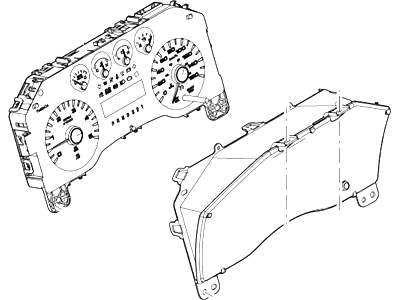 Ford Instrument Cluster - 9C3Z-10849-AA