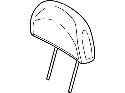 Ford AL8Z-78611A08-BD Head Rest Assy