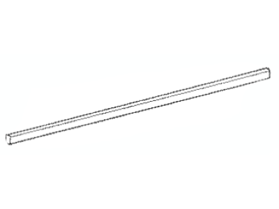 Ford 1W6Z6320939PTMA Molding Assembly - Door Outside Lower